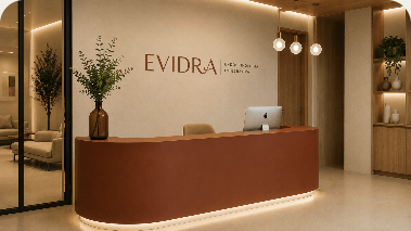 Projeto de naming e identidade visual Evidra